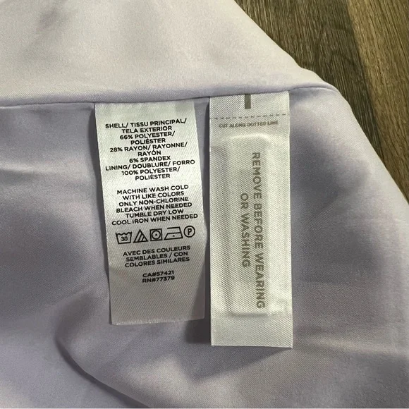 New Ann Taylor Cutaway Blazer Bi-Stretch Soft Violet Lavender Purple Size 14 NWT